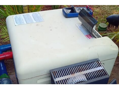 Substituição de compressor em trocador de calor aquecedor de piscina