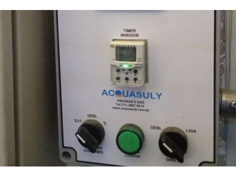 Conserto técnico em aquecedor de piscina com trocador de calor