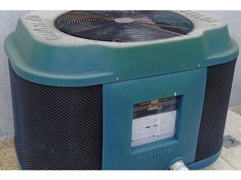 Substituição técnica de componentes em aquecedor de piscina