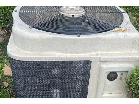 Substituição técnica de peças em trocador de calor aquecedor de piscina