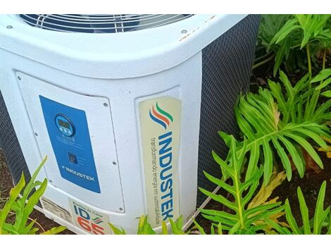 Manutenção profissional em trocador de calor aquecedor de piscina