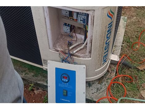 Manutenção preventiva em trocador de calor aquecedor de piscina Nautilus